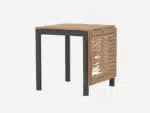 Altan havebord 70x130 Cm Diego