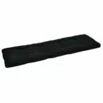 Bænkhynde Sort Luksus Dralon 120 cm