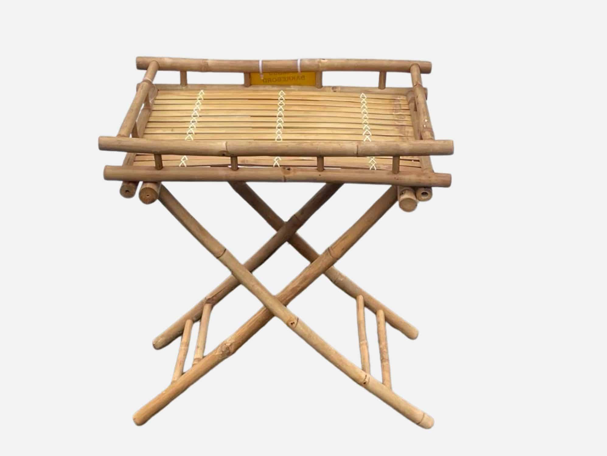 Bakkebord bambus 63x43x74 cm
