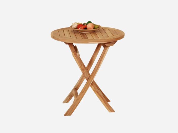 Havebord teak 90 cm rundt Ramløse