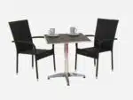 Cafesæt Sort 70x70 Bahne/Aníta