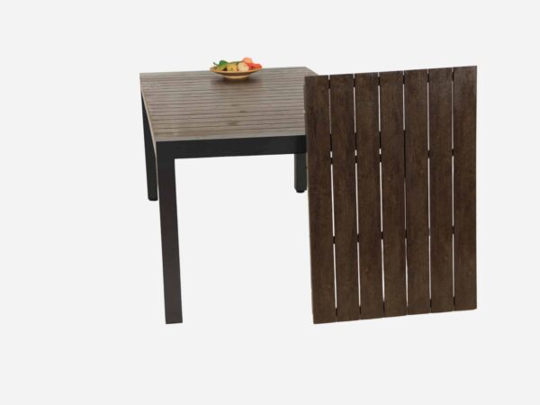 Havebord med udtræk 100x205/275 cm Brown Paris