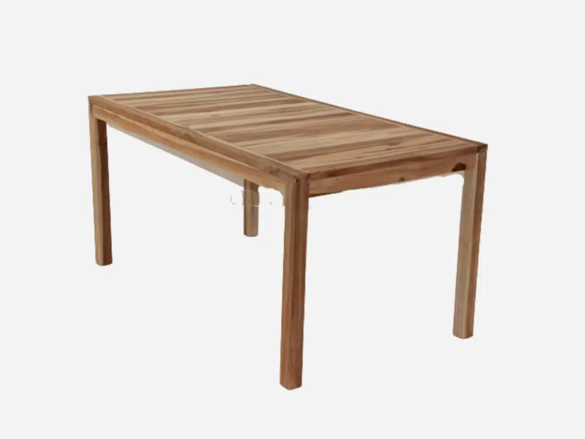Havemøbelsæt i teak træ 90x160 cm med Positionsstole