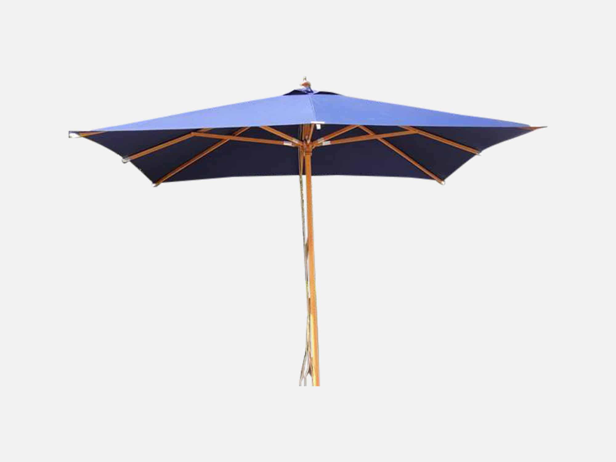 Parasol Cebu Blå - 300x300 cm.