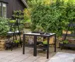 Udekøkken Sort/Grå med vask Holm