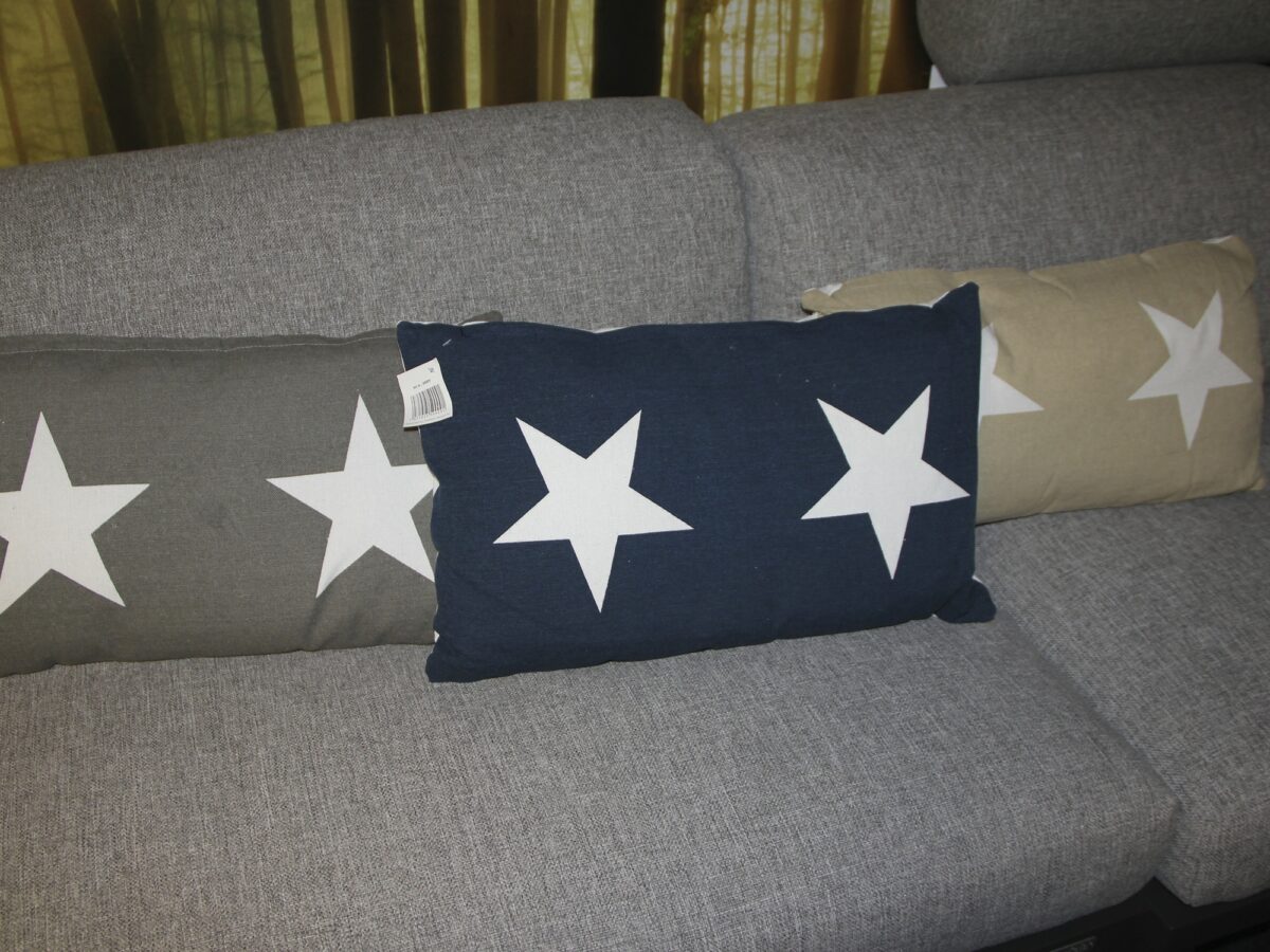 Sofapude 30x50 Blå med stjerner