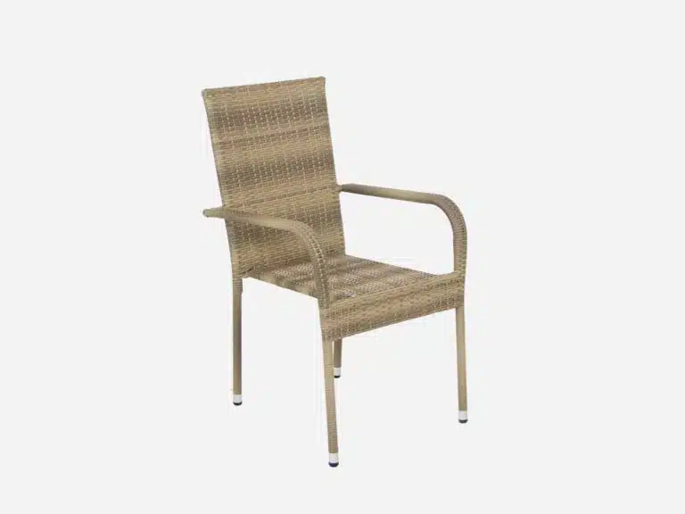 Stabelstol Champagne Polyrattan Pica