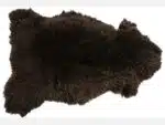 Lammeskind Islandsk Langhåret 60x125 cm Brun