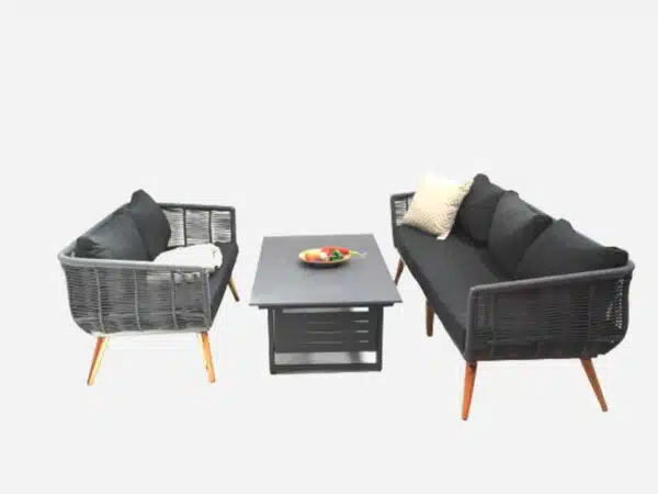 Loungesæt Norwick 3x2 med Iris Hæve/sænkebord