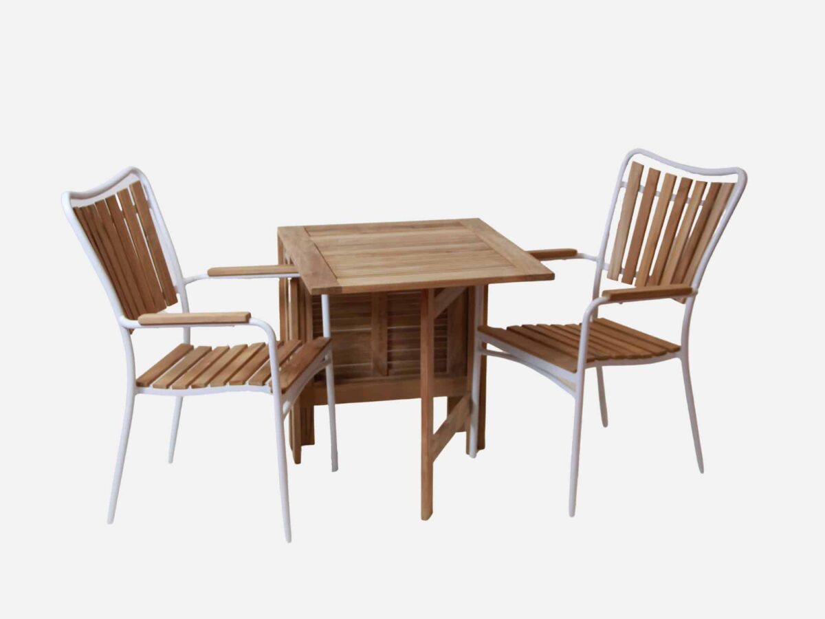 Havemøbelsæt med 2 stole til Altan Eva
