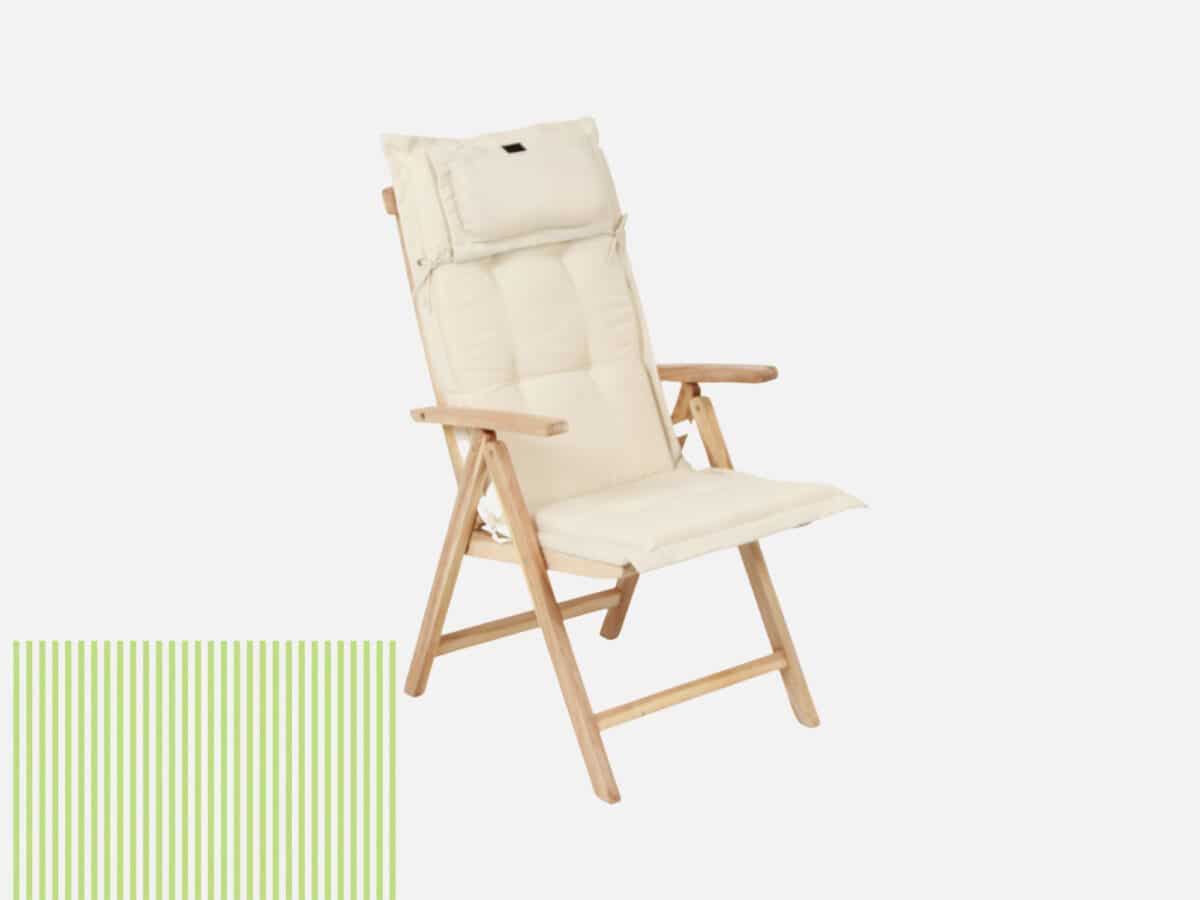 Havehynde til positionsstol Lux Grøn/Hvid