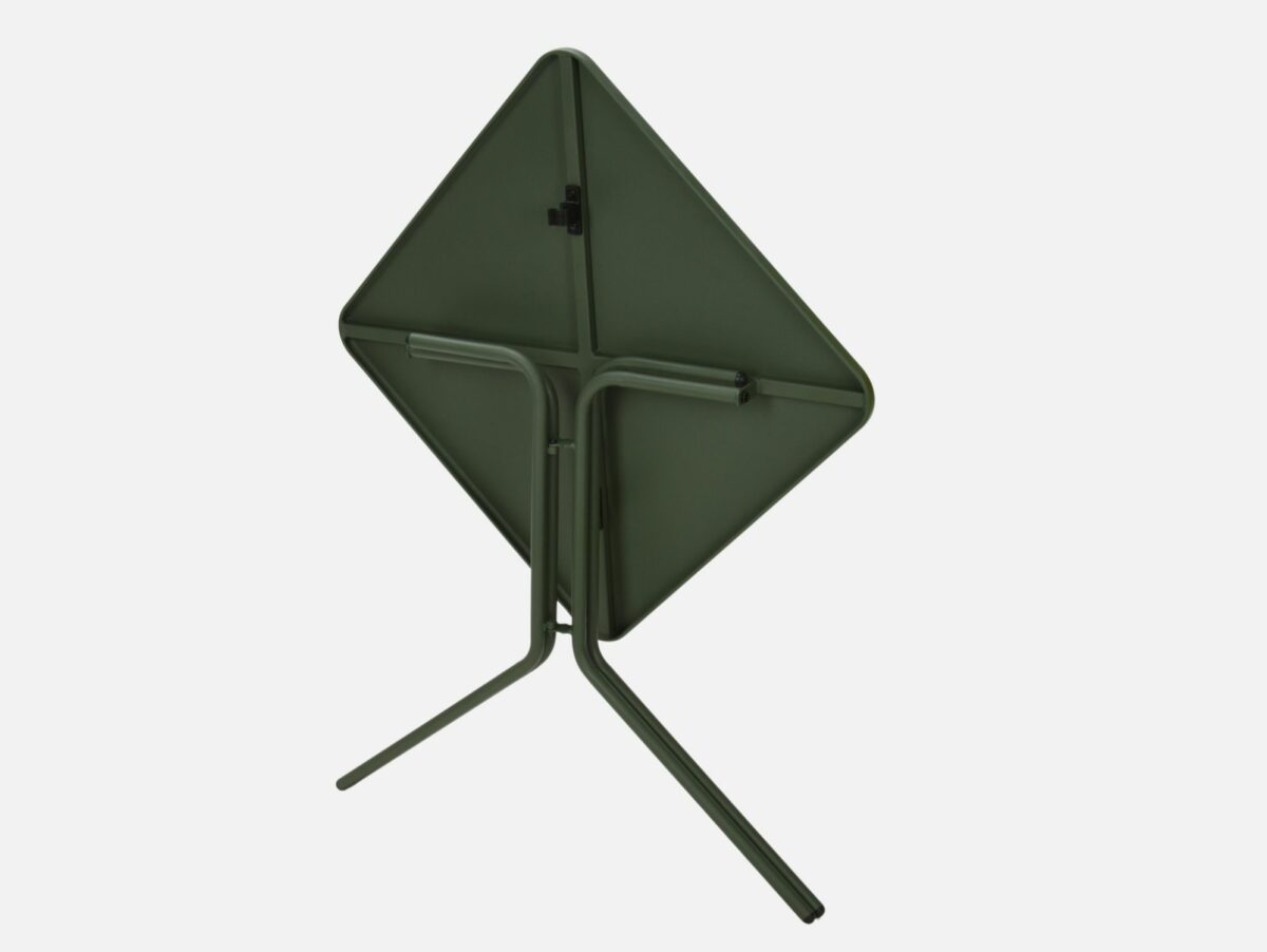 Cafebord 58x58 cm Grøn Metal