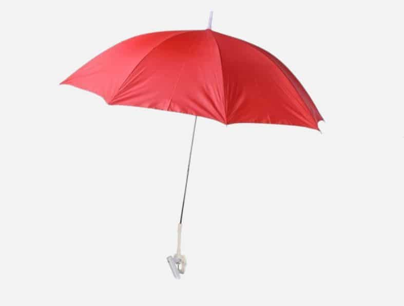 Bord Parasol 120 cm med beslag Rød