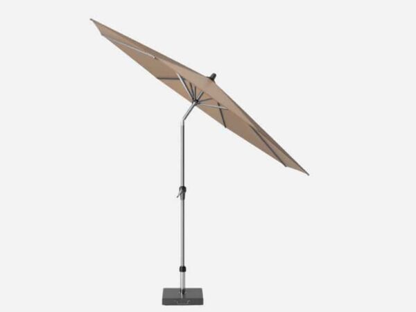 Haveparasol med vip. Briva Taupe - 300 cm Ø.