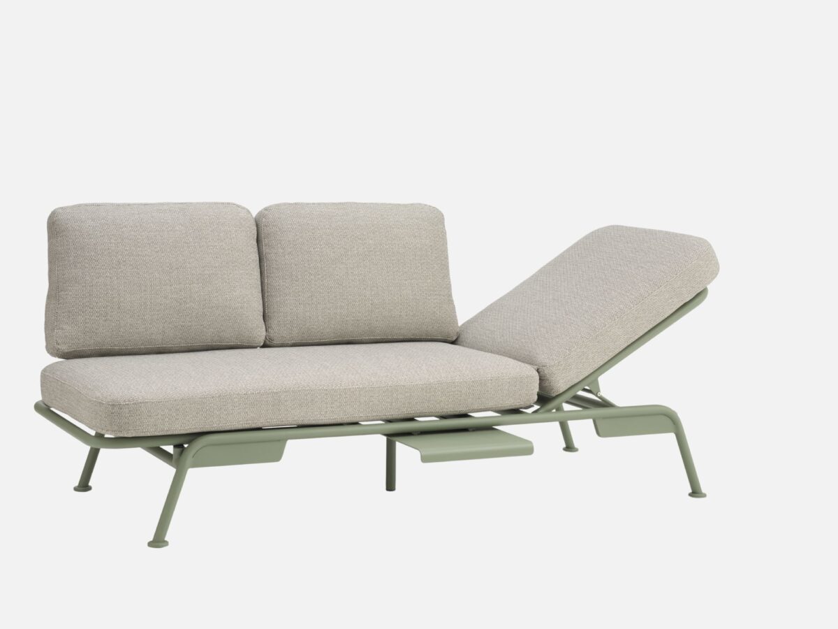 Loungesofa Multifunktion Santor Oliven