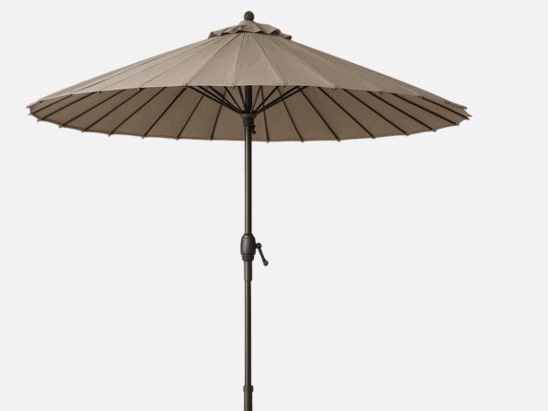 Haveparasol med vip. Shanghai Taupe