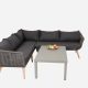 Loungehjørnesofa sæt Norwick med Khaki 70x120